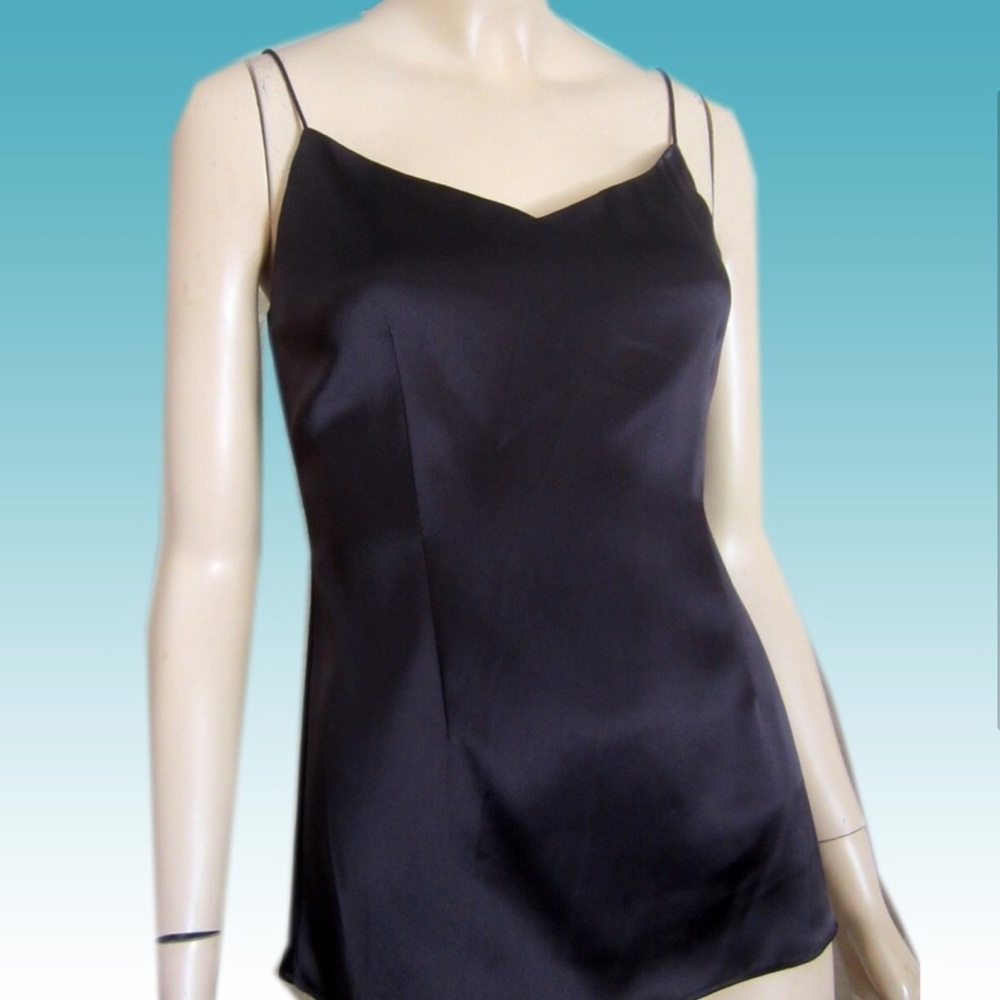New CALVIN KLEIN Liquid Satin CAMISOLE TOP BLOUSE